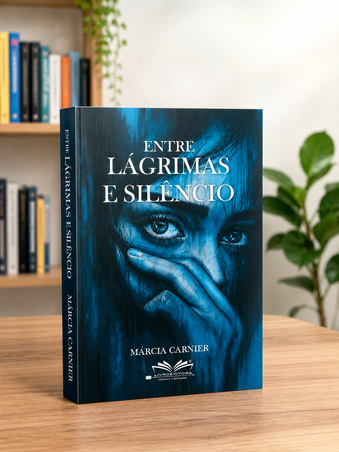 Capa do livro Entre Lágrimas e Silêncio de Márcia Carnier